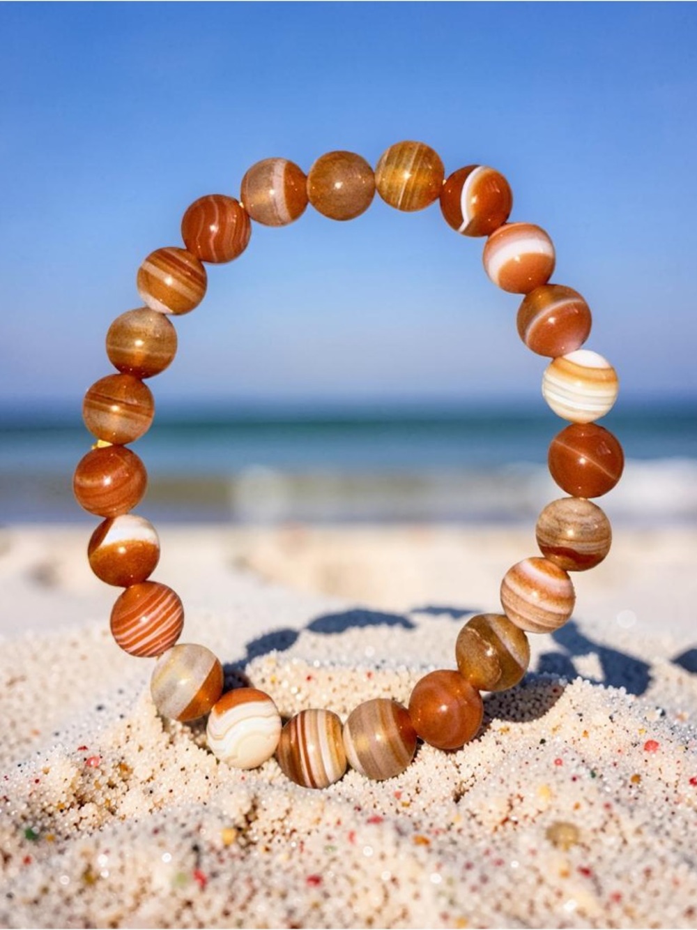 🆕 8mm Botswana Agate Bracelet